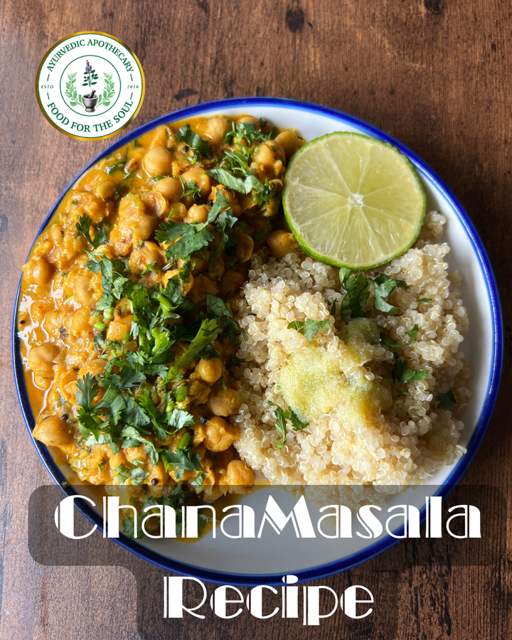 Sattvic Chana Masala Recipe